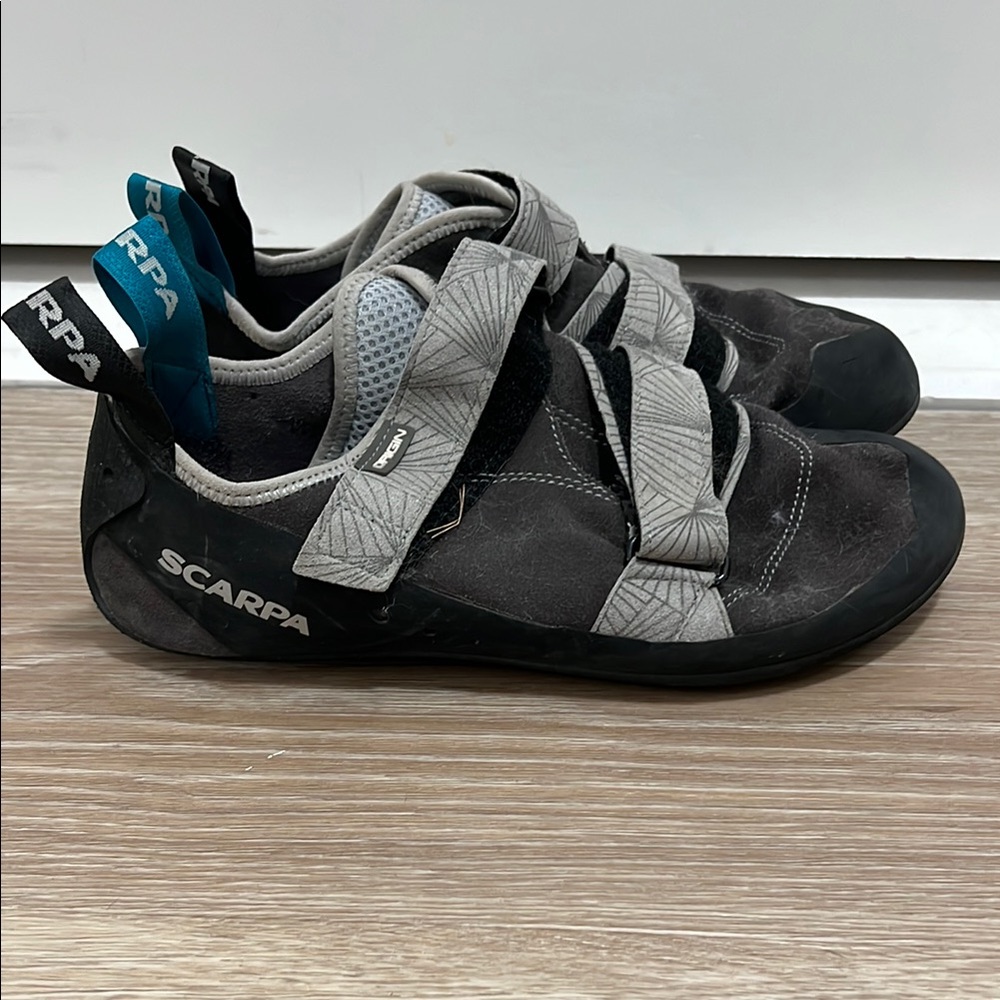 Scarpa Black and Gray Climbing Shoes